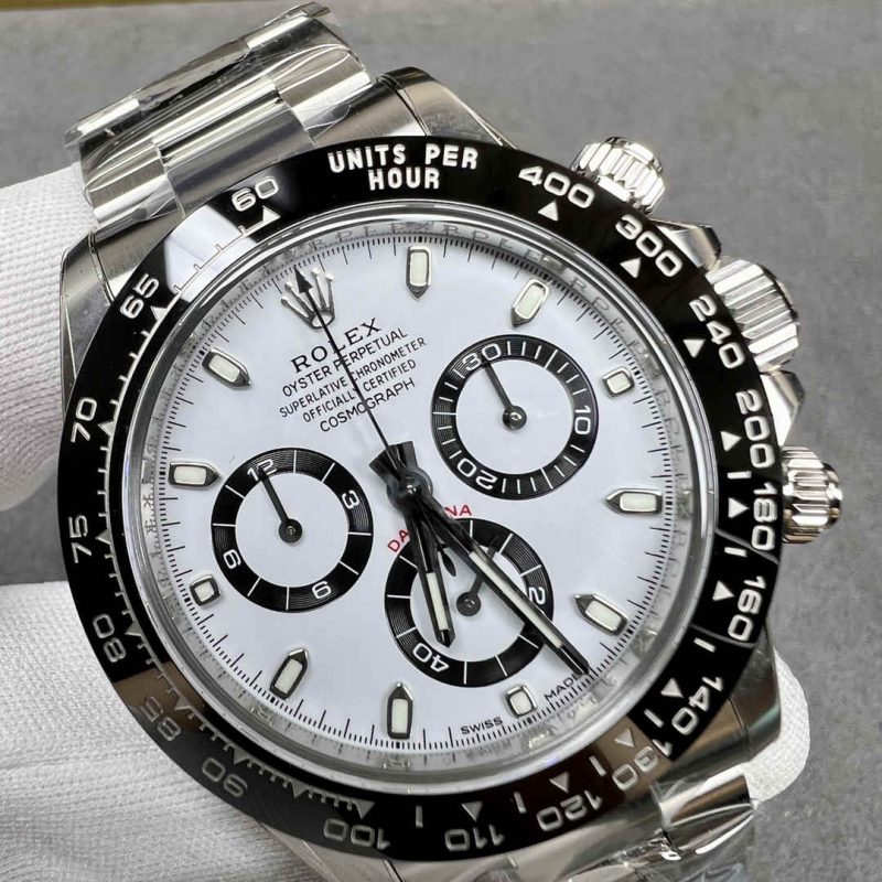 Clean Rolex Daytona 116500LN 4130 Panda Dial Replica – 40mm 904L Steel Super Clone - Image 4