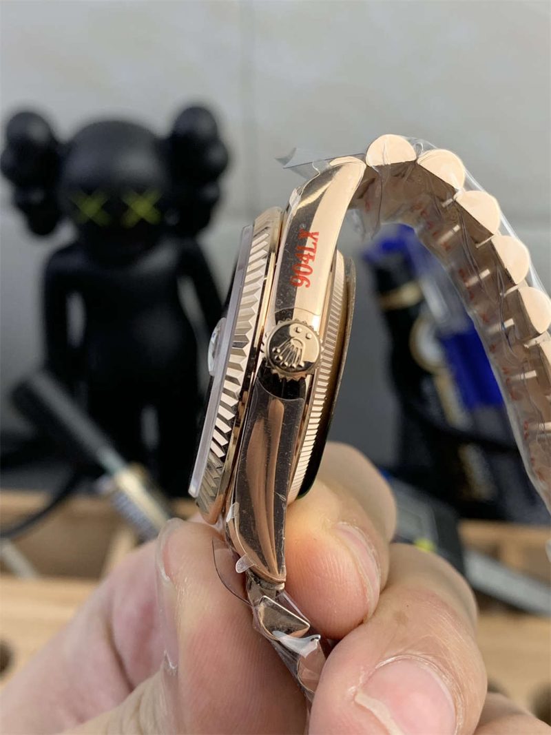 Rolex Day-Date 36 128235 Everose Gold Replica – President Watch 3255 Clone - Image 4