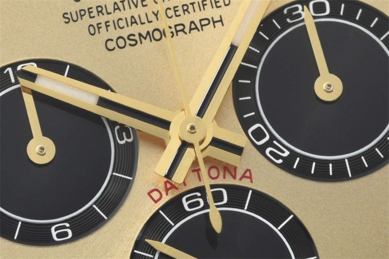 Rolex Daytona 126508 Replica – Clean Factory 18K Yellow Gold Black Dial - Image 4