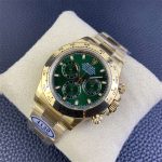 Rolex Daytona 116508 Green Dial Replica – Clean Factory Yellow Gold 4130 - Image 4