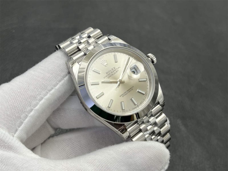 Silver Datejust 41 Replica – Premium 41mm VS Factory Jubilee Silver Dial Rolex Clone - Image 4
