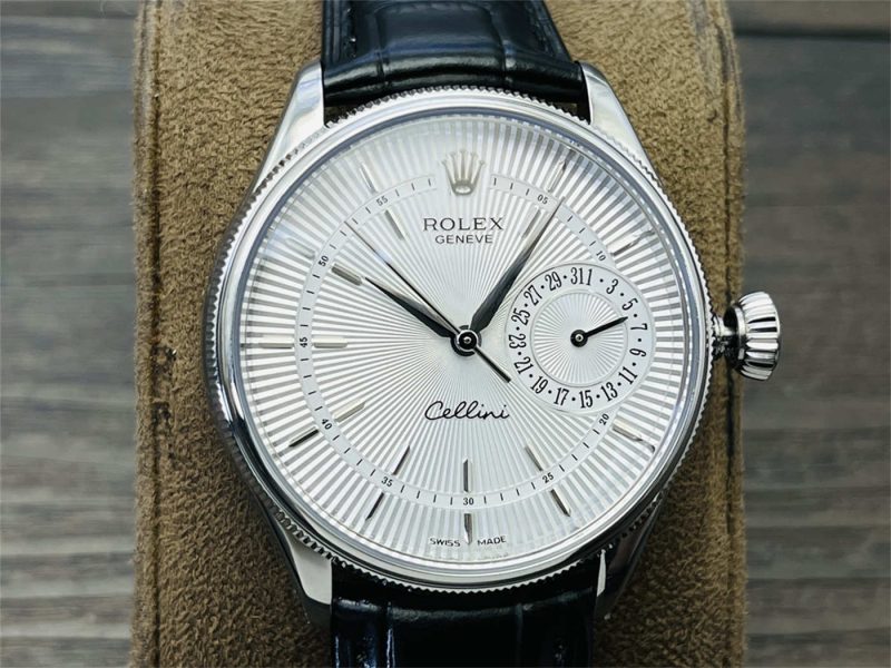 VR Factory Rolex Cellini Ref. 50519 Replica 39mm White Dial - Image 4
