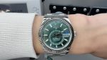 ZF Factory Rolex Sky-Dweller m336934-0002 Green Dial Replica 42mm Jubilee GMT - Image 4