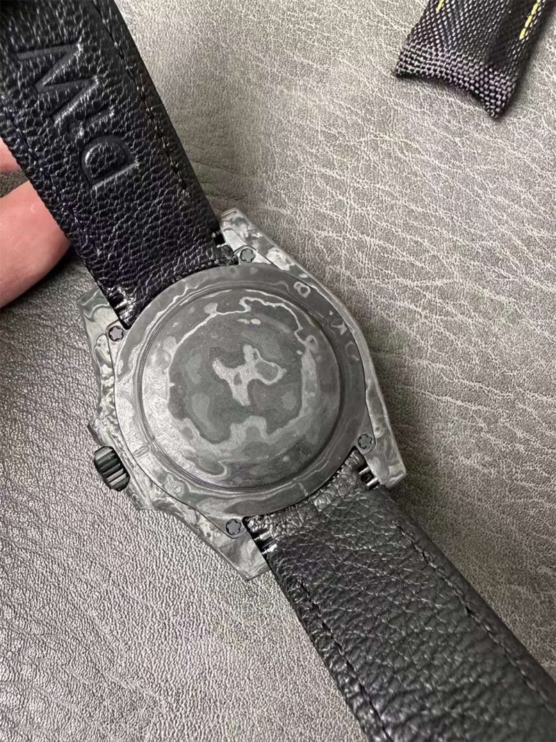 DiW Carbon Yellow Submariner VS3135 - VSF 40mm Forged Carbon - Image 4