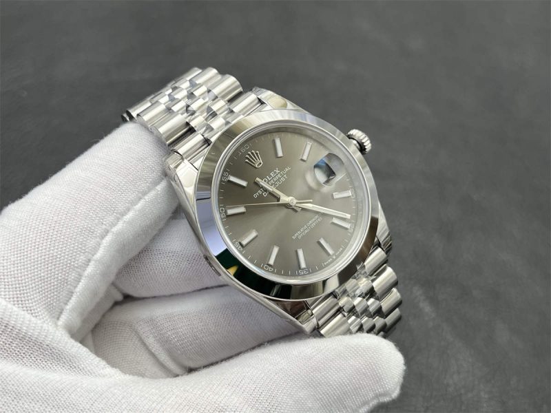 VS Factory Rolex Datejust m126300-0007 Rhodium Grey Dial 41mm Replica - Image 4