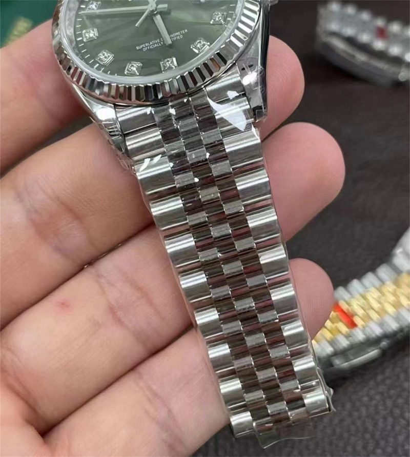VS Factory Rolex Datejust 36 M126234-0055 Palm Dial Diamond Replica - Image 4