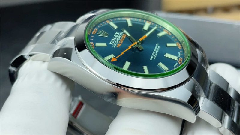 VS Factory Rolex Milgauss 116400GV Z-Blue Real Green Sapphire - Image 4