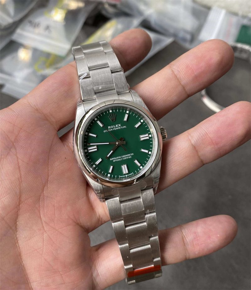 VS Factory Rolex Oyster Perpetual 36 Green Dial M126000-0005 Replica - Image 4