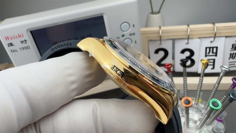 VS Factory Daytona 116518LN Golden Monster Replica | 137g Weighted Clone 4131 - Image 4