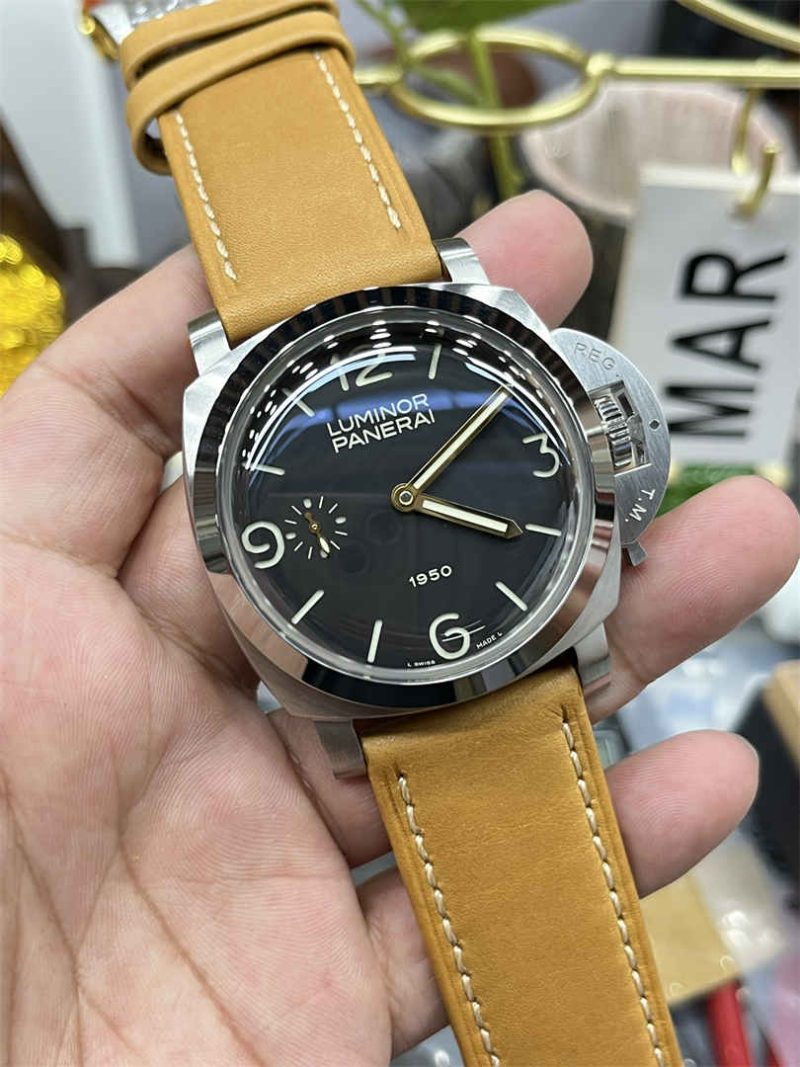 VS Factory PAM127 47mm Luminor 1950 Manual-Wind Replica Watch - Image 4