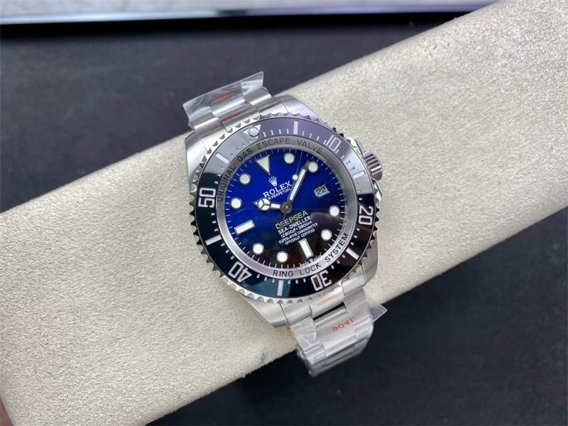Blue Sea-Dweller 126600 Replica – Premium Gradient Blue Dial Diver 1:1 Super Clone - Image 4