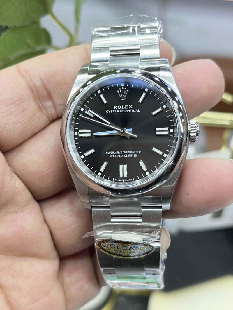 Clean Factory 126000-0014 Premium Oyster Perpetual 36 Black Dial Replica - Image 4