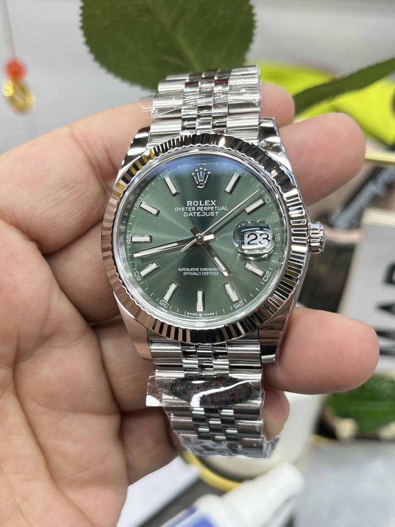 Rolex Datejust 41 126334 Mint Green – 41mm 1:1 Replica - Image 5