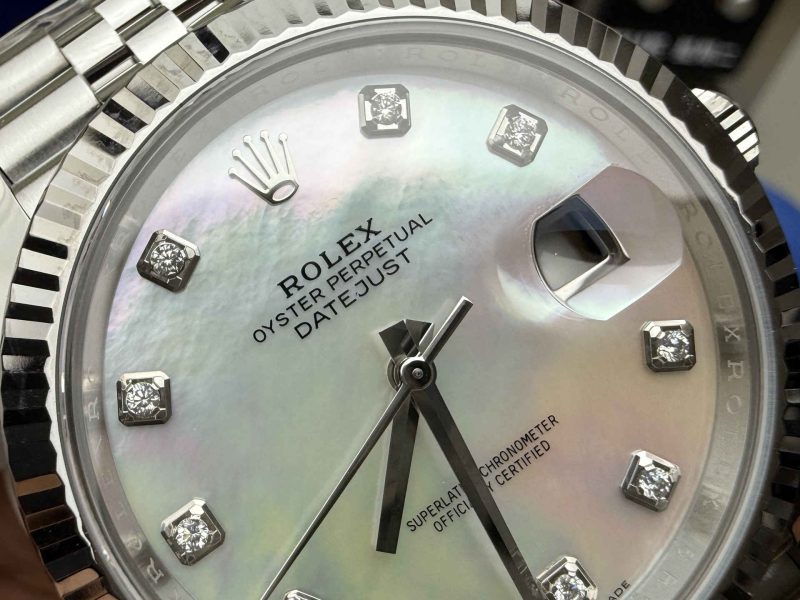 Clean Factory Datejust 41 126334 MOP Dial Moissanite Super Clone 3235 - Image 5