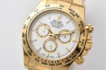 Clean Factory Rolex Daytona 126508 Replica - Yellow Gold White Dial (4131) - Image 5