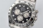 Clean Factory Rolex Daytona 126509 Replica - White Gold Black Diamond Dial (4131) - Image 5
