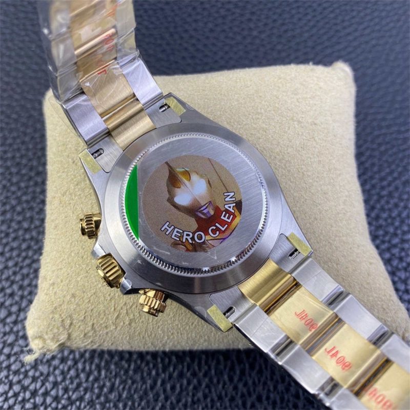 Clean Factory Two Tone Daytona Replica 116503 Black Dial (Dandong 4130) - Image 5