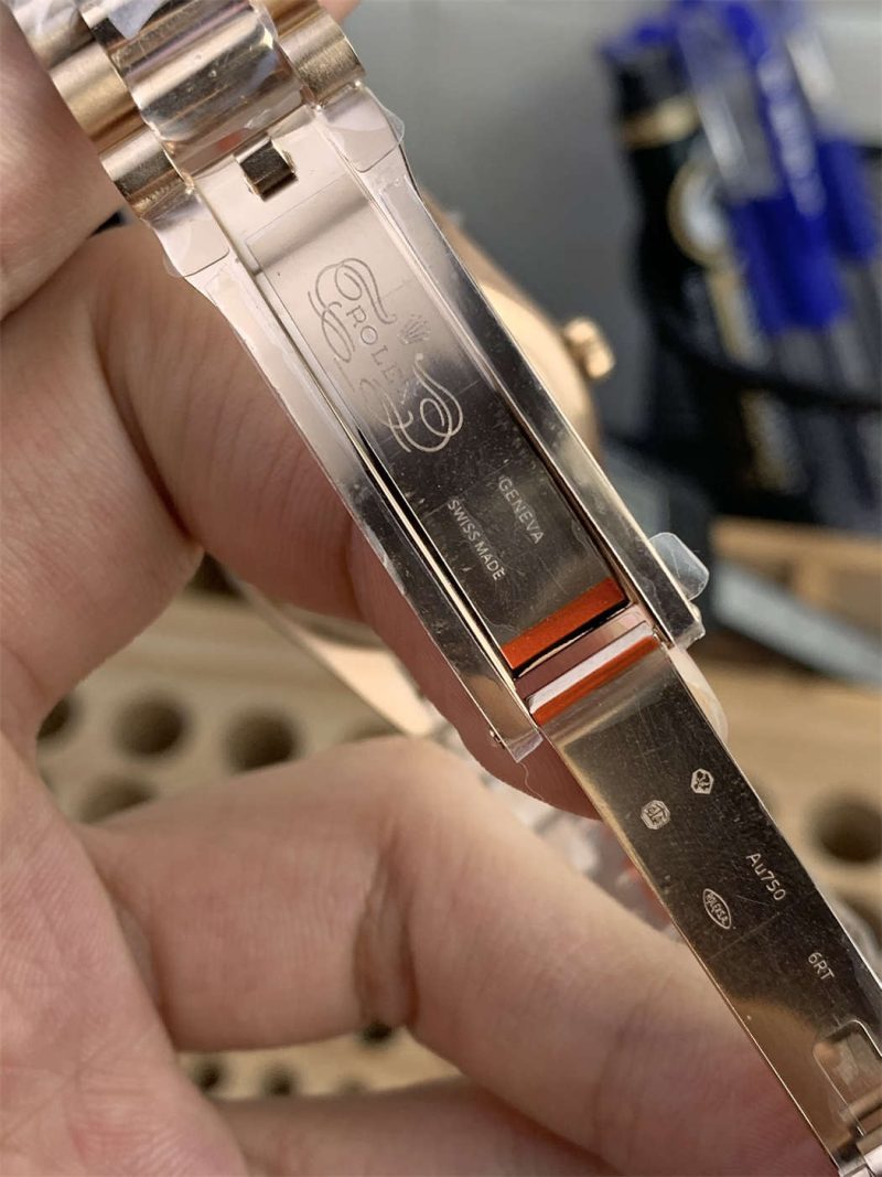 Rolex Day-Date 36 128235 Everose Gold Replica – President Watch 3255 Clone - Image 5