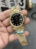 Rolex Day-Date 40 QF Factory 184g Replica – Black Dial, Full-Weight - Image 5