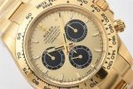 Rolex Daytona 126508 Replica – Clean Factory 18K Yellow Gold Black Dial - Image 5