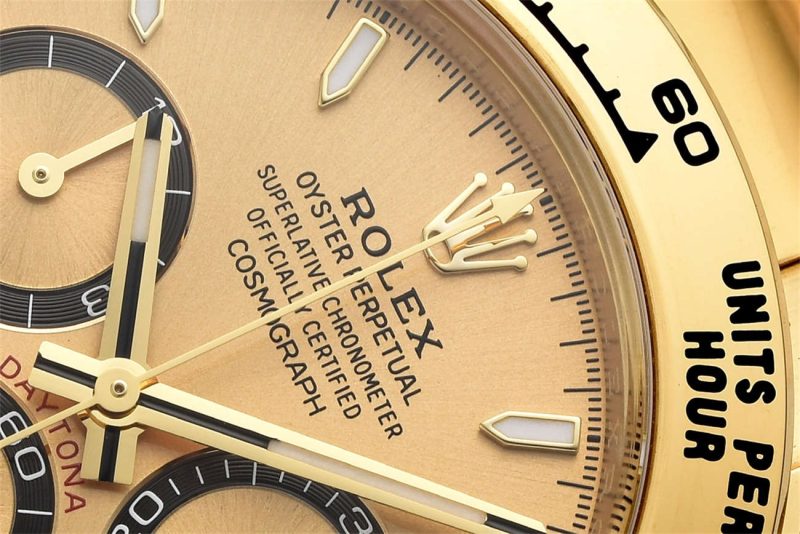 Rolex Daytona 126518LN Champagne Dial Replica – Clean Factory Yellow Gold Chronograph - Image 5