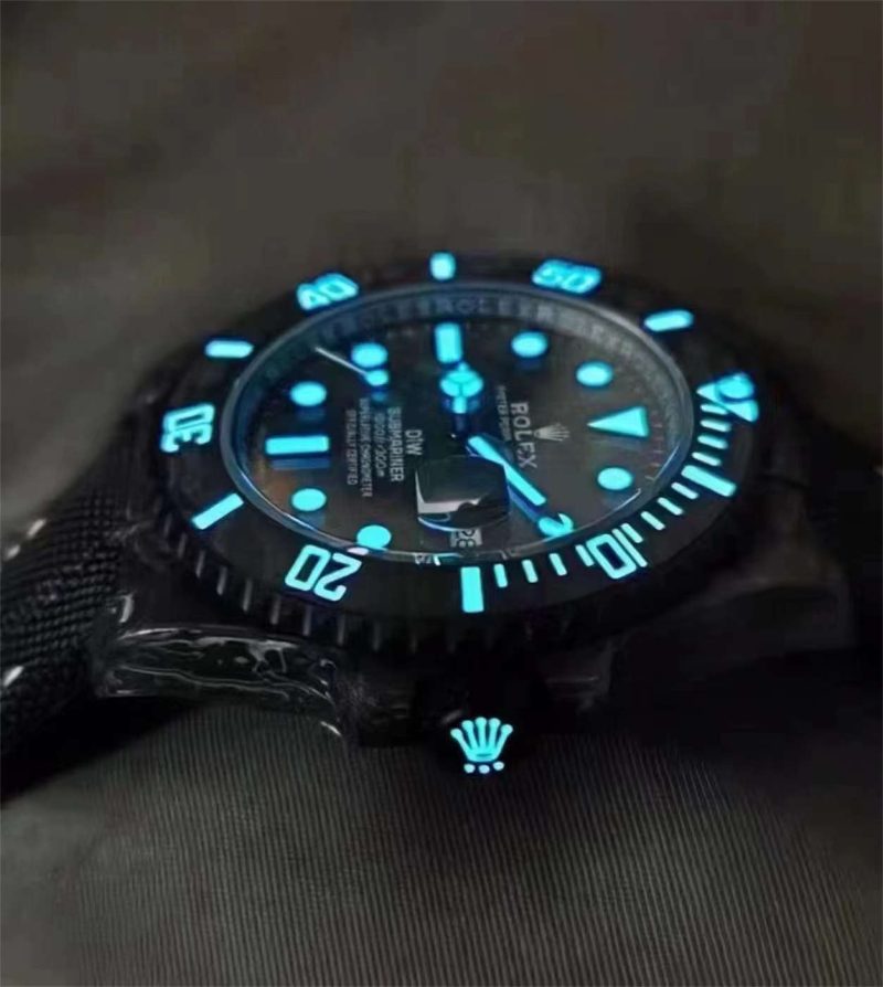 DiW Carbon Yellow Submariner VS3135 - VSF 40mm Forged Carbon - Image 5