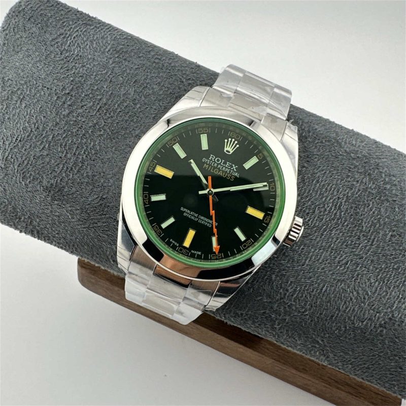 VS Factory Rolex Milgauss 116400GV Green Glass 904L Steel [Real Green Sapphire] - Image 5