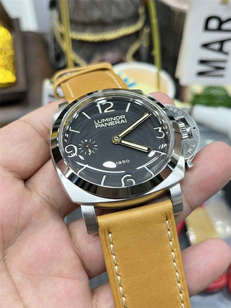 VS Factory PAM127 47mm Luminor 1950 Manual-Wind Replica Watch - Image 5