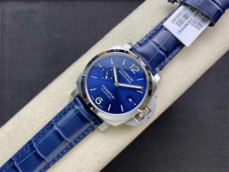 VSF Panerai PAM1393 42mm Luminor Marina Blue Dial Replica P9010 Clone - Image 5