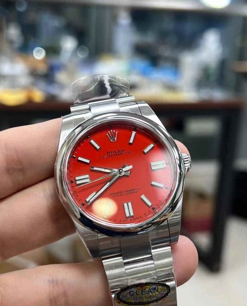 Clean Factory 124300 Red Dial 41mm OP Replica - Image 5