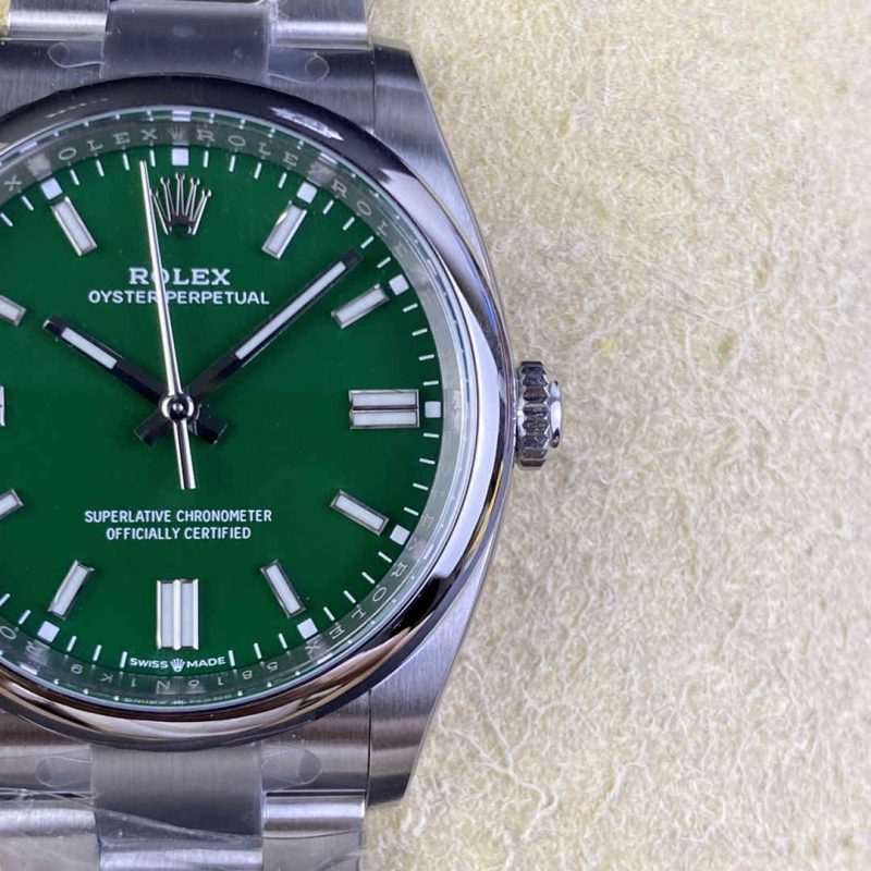 Clean Factory 126000-0014 Oyster Perpetual 36 Green Dial Replica - Image 5