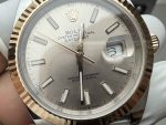 Clean Factory Datejust 126331 Rose Gold Steel 41mm Pink Dial Replica - Image 6