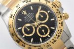 Clean Factory Rolex Daytona 126503 Replica - Two Tone Black Dial 4131 Mov - Image 6