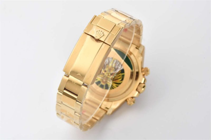 Clean Factory Rolex Daytona 126508 Replica - Yellow Gold White Dial (4131) - Image 6
