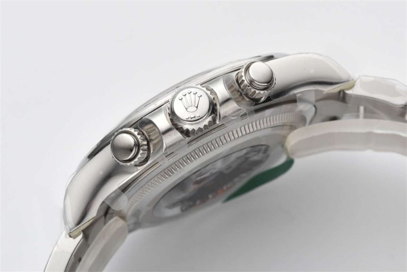 Clean Factory Rolex Daytona 126509 Replica - White Gold Black Diamond Dial (4131) - Image 6