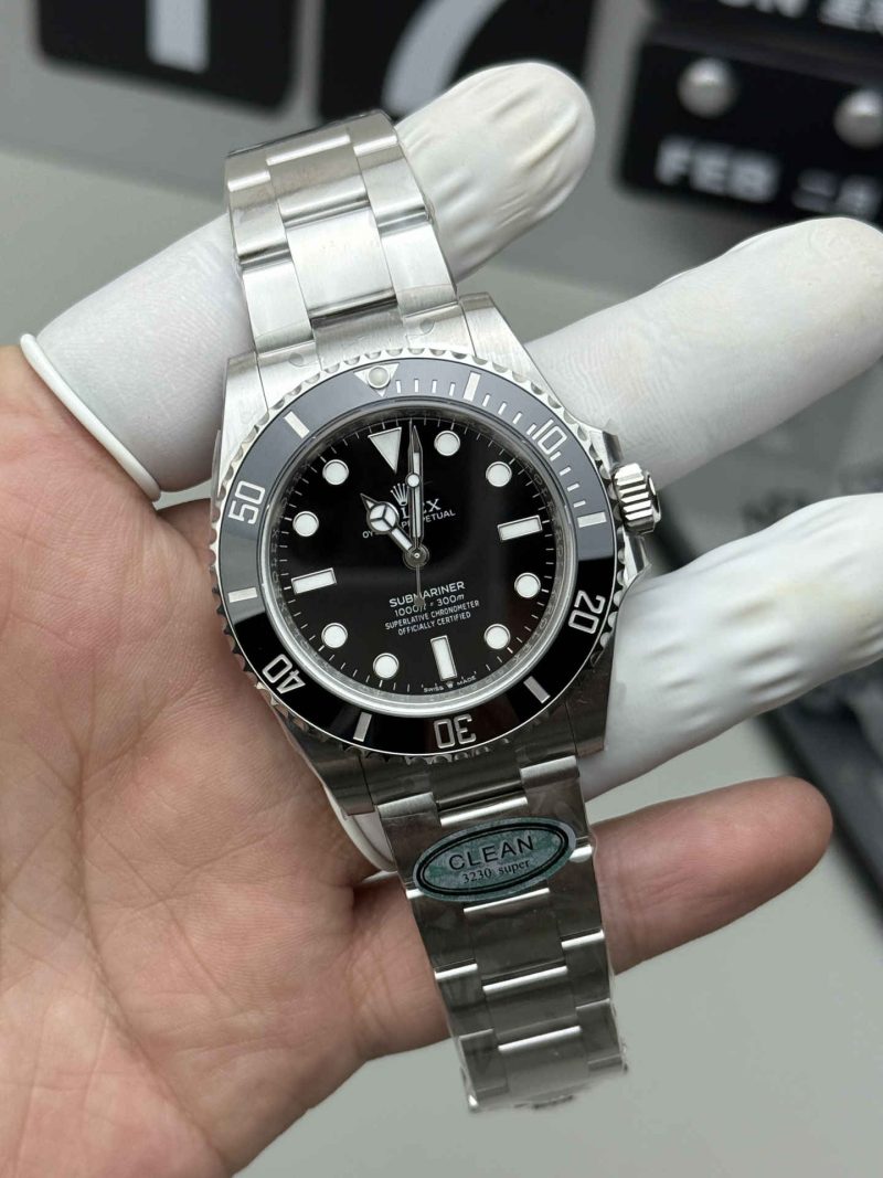Clean Factory Rolex Submariner 124060 Replica – No Date 40mm with 3230 Movement - Image 6