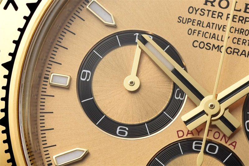 Rolex Daytona 126518LN Champagne Dial Replica – Clean Factory Yellow Gold Chronograph - Image 6