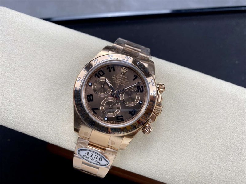 Rolex Daytona Everose Gold 116505 – Clean Factory 4130 Super Clone Rolex Daytona 116505 - Image 6