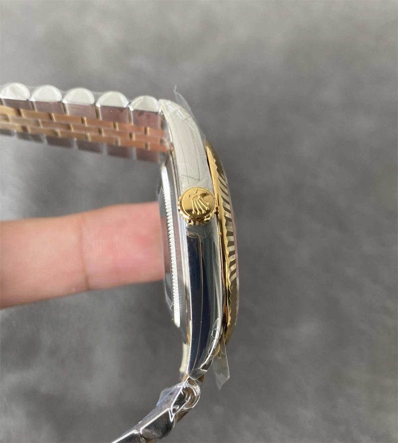 VS Factory Rolex Datejust 41 M126333-0010 Champagne Two Tone Replica - Image 6