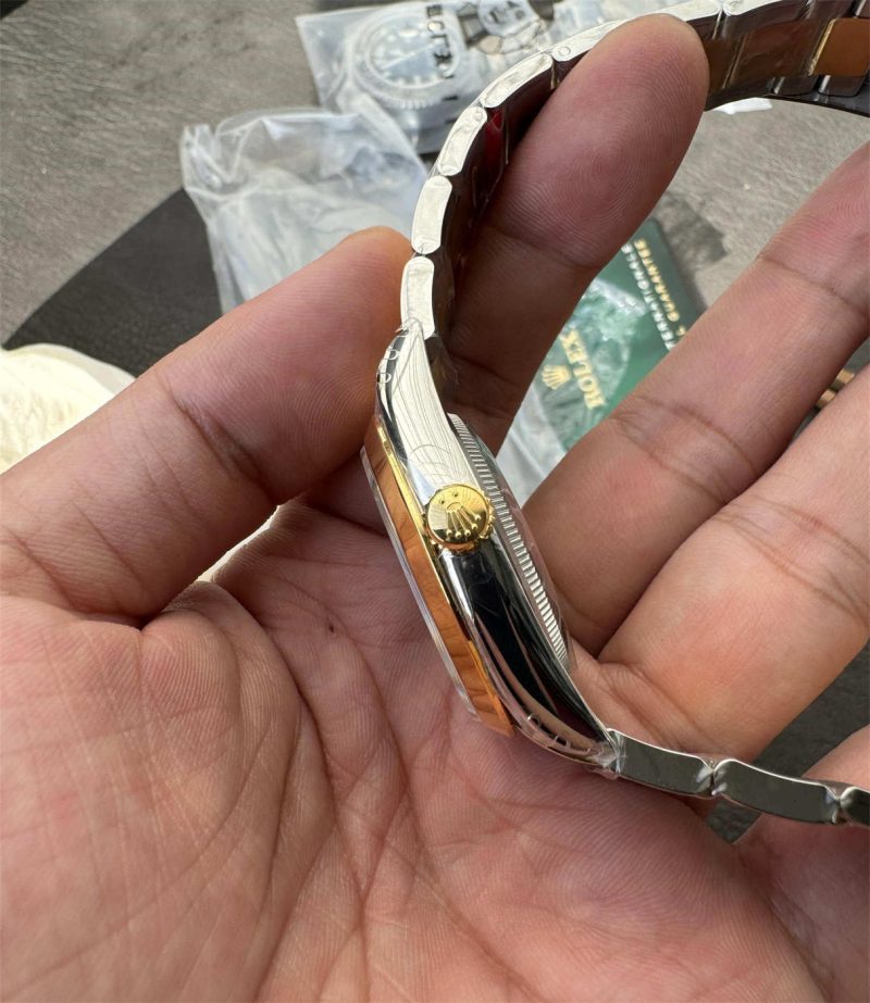 VS Factory Rolex Explorer 36mm Two Tone M124273-0001 Replica - Image 6