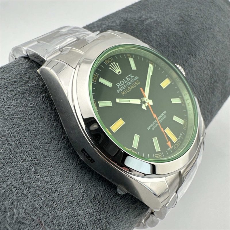 VS Factory Rolex Milgauss 116400GV Green Glass 904L Steel [Real Green Sapphire] - Image 6