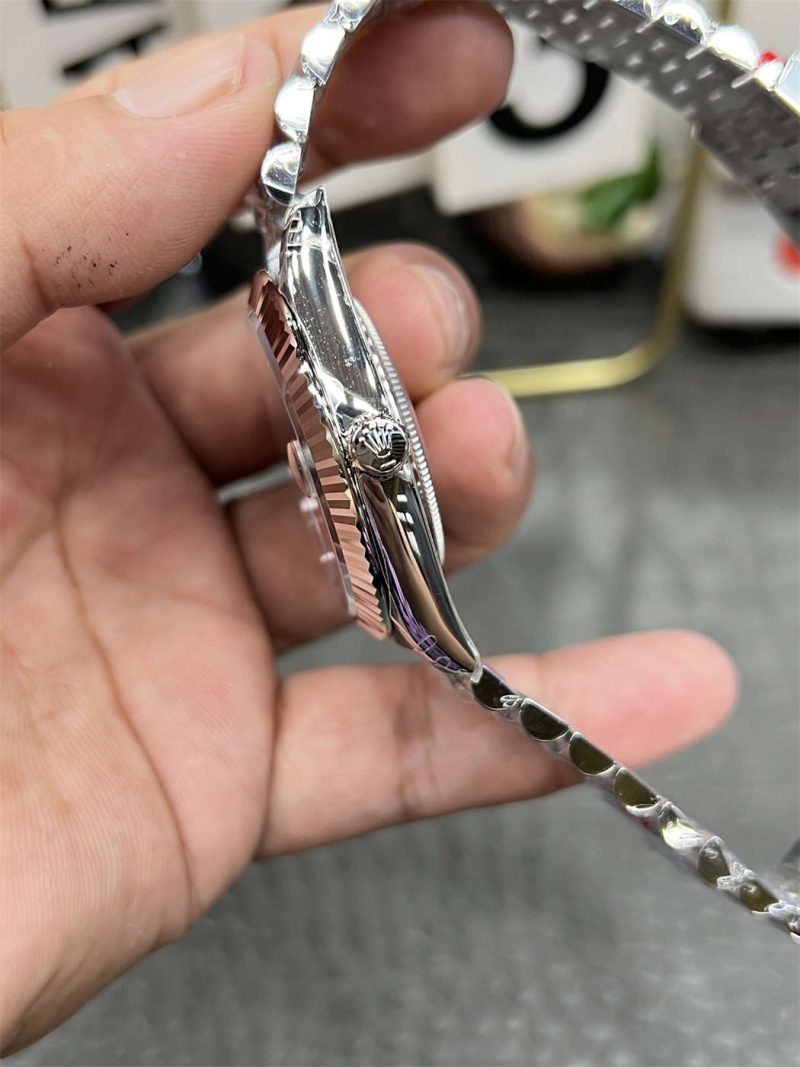 VS Factory Rolex Datejust 41 m126334-0028 Replica – Green Dial V2 Dandong 3235 - Image 6