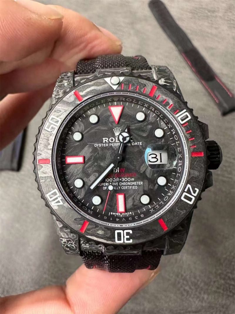 VS Factory Submariner DiW Carbon Red Edition 40mm (VS3135) - Image 6