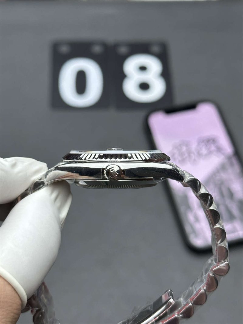 VS Factory Rolex Day-Date 40 228239 Black Motif Tungsten White Gold - Image 6