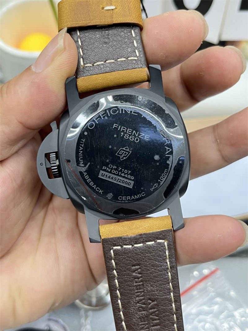VS Factory PAM441 44mm Ceramic Panerai Luminor GMT Replica P9001 - Image 6