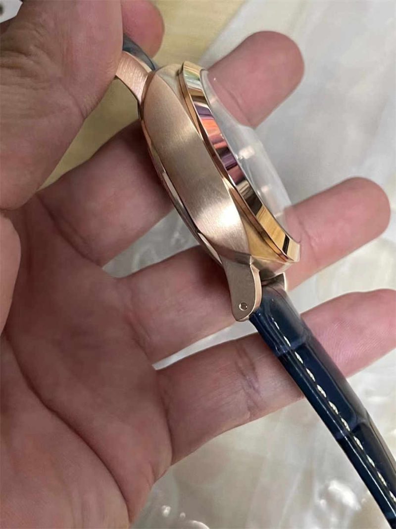 VSF PAM1114 – 44mm Luminor Marina Rose Gold Blue Dial Replica - Image 6