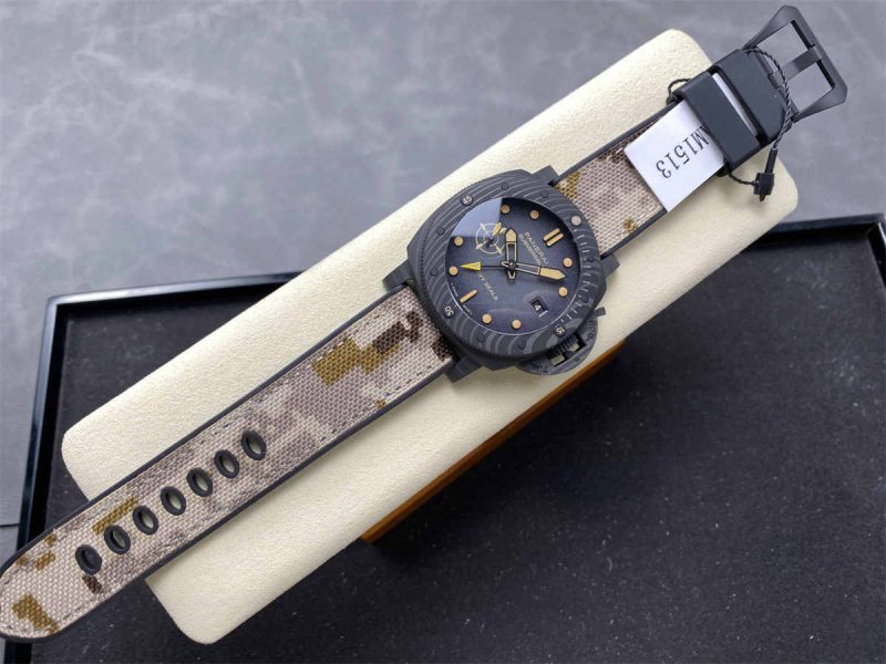 Panerai PAM1513 Submersible Navy SEALs 44mm Carbotech Military Desert Replica - Image 6