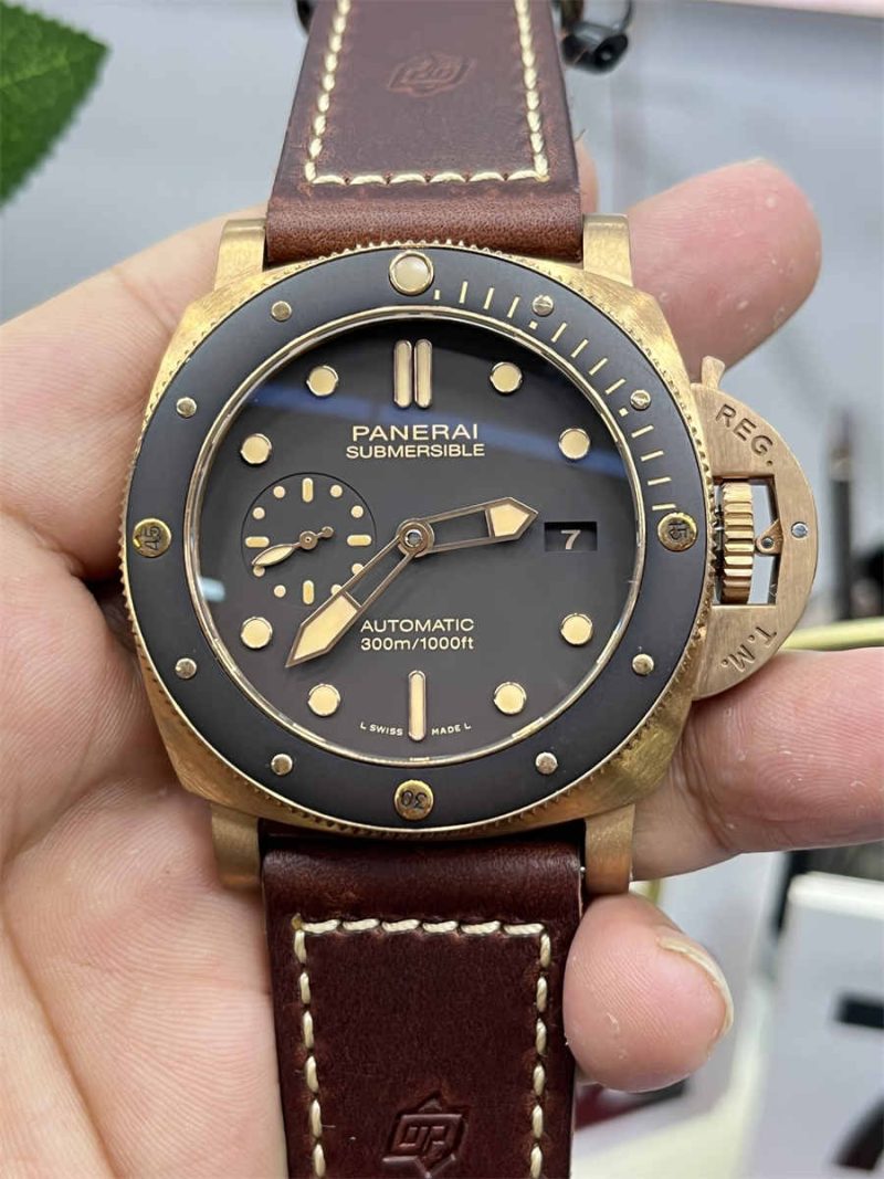 VSF Panerai PAM968 47mm Bronzo Submersible Super Clone P.9010 - Image 6