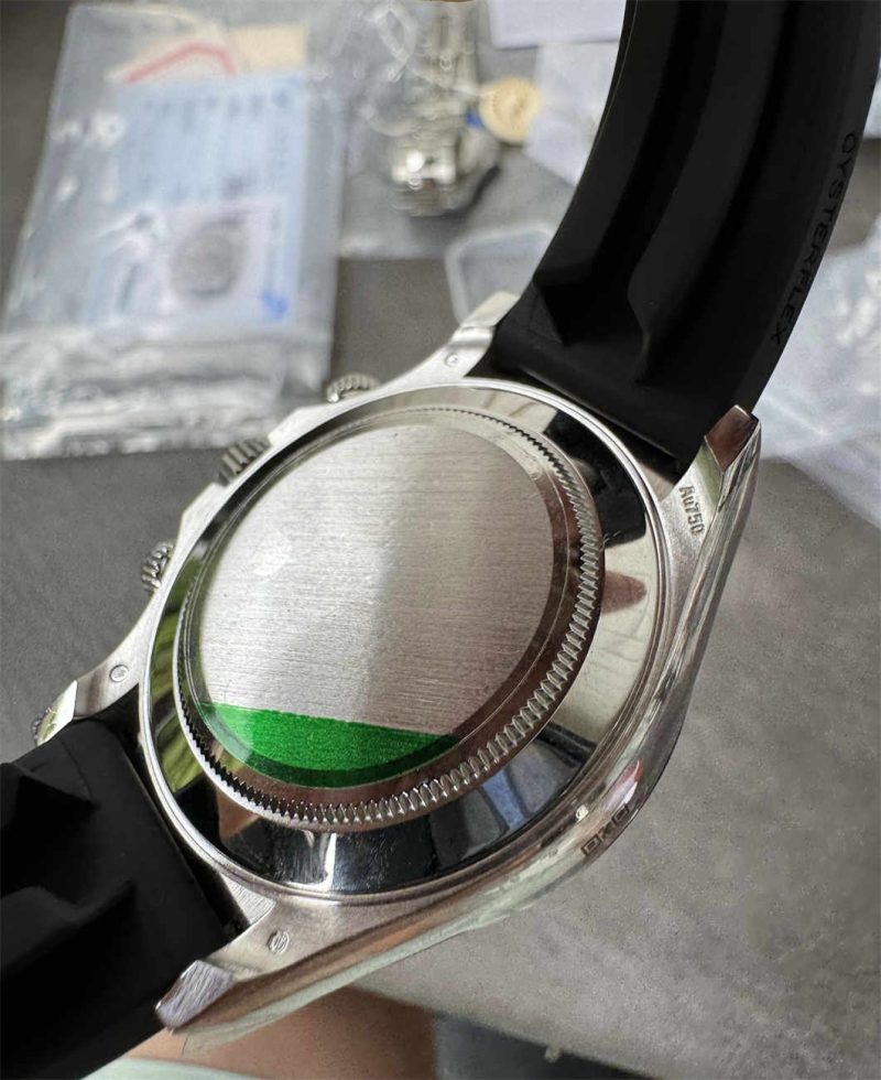 Clean Factory Daytona 116500LN Meteorite Dial Replica (Grey Oysterflex RB Style) - Image 7