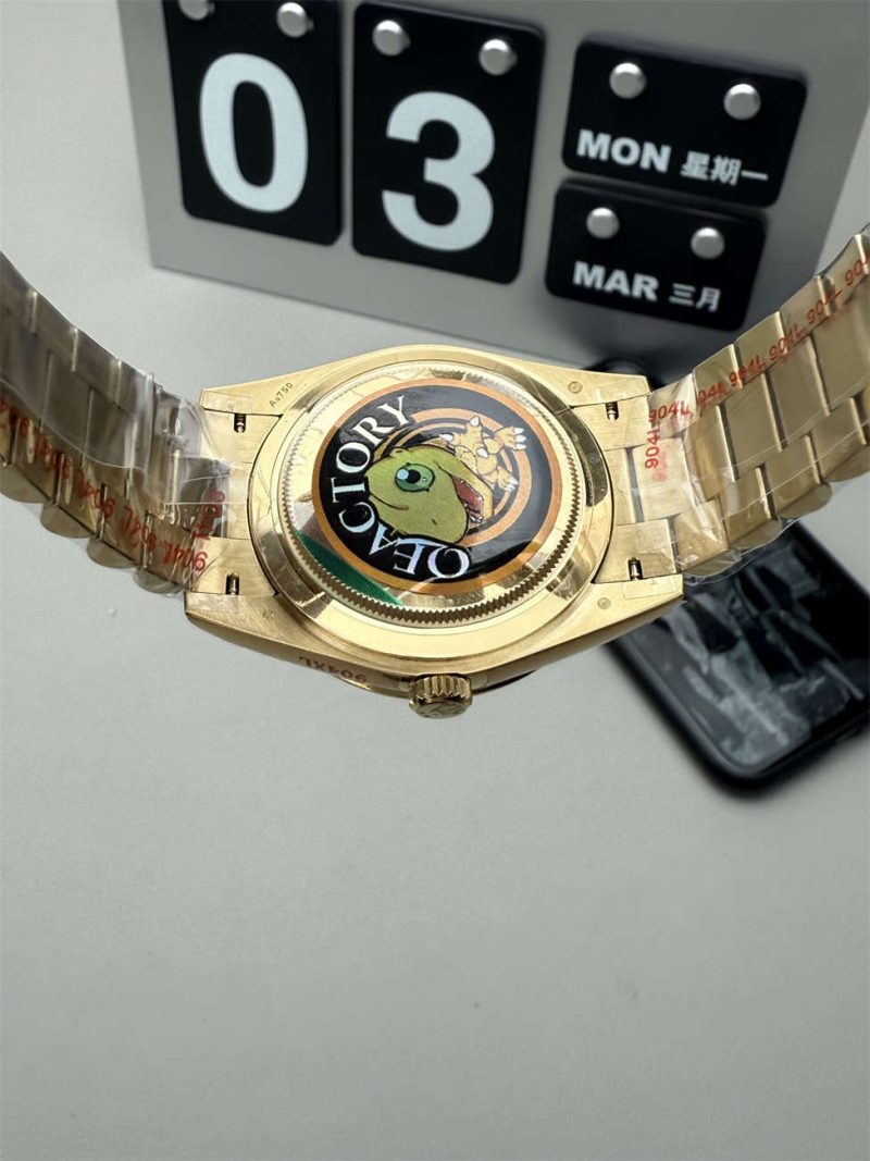 QF Day-Date 36mm Replica – Full-Weight 2836 Movement with Diamond Dial - Clean Factory - Image 7